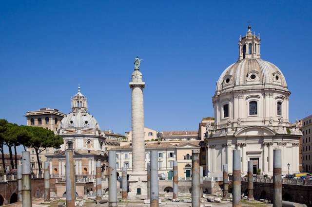 Ancient trajan market in rome
