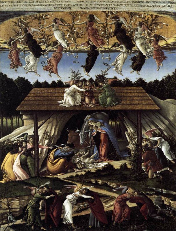 3.Botticelli 1445 1510_De geboorte van Christus