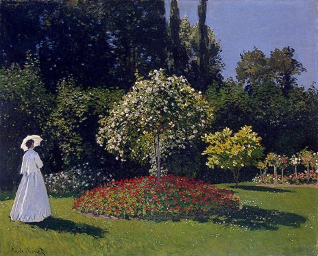 Claude Monet, Vrouw in een tuin, 1867, 82,3 x 101,5 cm. © State Hermitage Museum St Petersburg