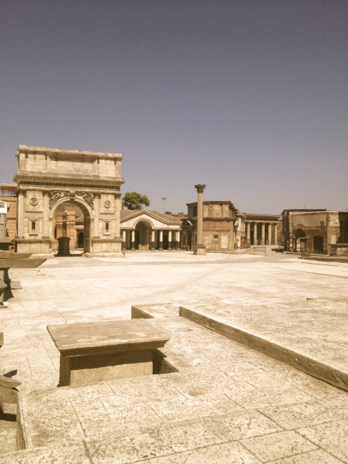 Het oude Rome nagebouwd, voor o.a. BBC's Rome