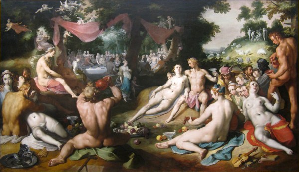 De bruiloft van Peleus en Thetis, Cornelis van Haarlem (1592/3)