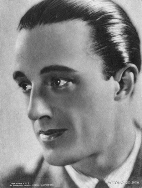 Een jonge Vittorio De Sica (jaren 30)