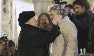 Dario Fo and Beppe Grillo