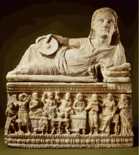 Een van de tentoongestelde Etruskische objecten (Foto: Rijksmuseum van Oudheden)