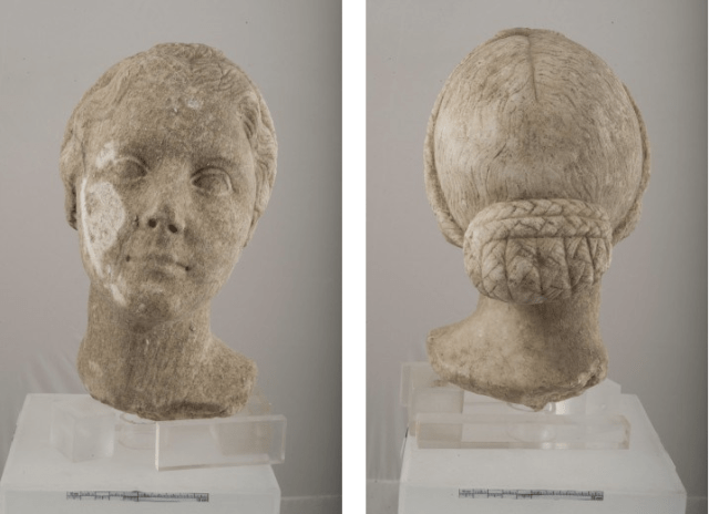 Het ‘gezicht van Julia’, dat onlangs werd gevonden.