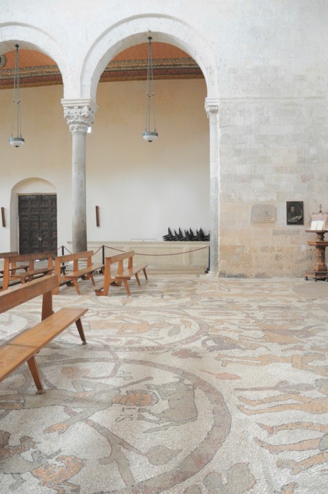 Mozaiekvloer in de kathedraal van Otranto