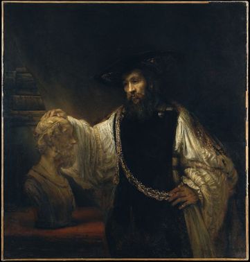 Rembrandt, Aristoteles met een buste van Homerus