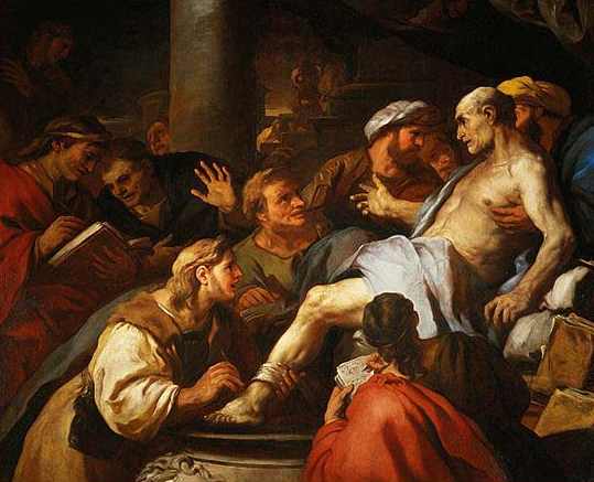 De dood van Seneca, Luca Giordano (1684)